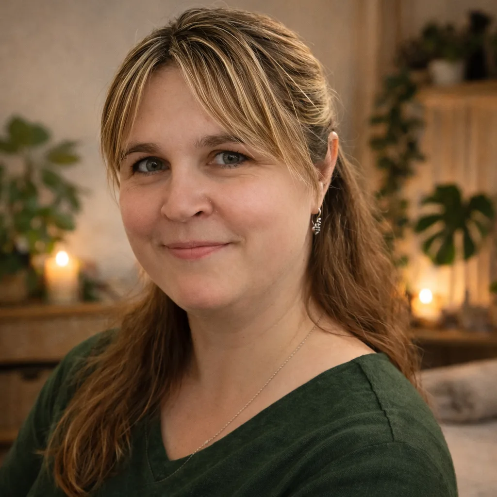 Zdeňka Mahdalová ve svém studiu